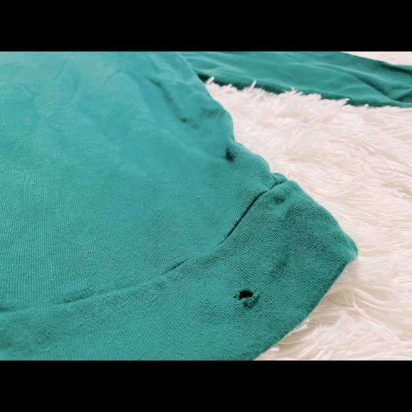 ♻️GOODWILL BOUND♻️ PINK Victorias Secret Off-the-Shoulder Sweatshirt - Picture 3 of 3